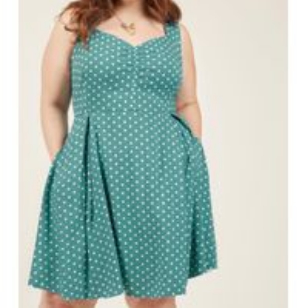 Modcloth Retro glow A-line Dress
